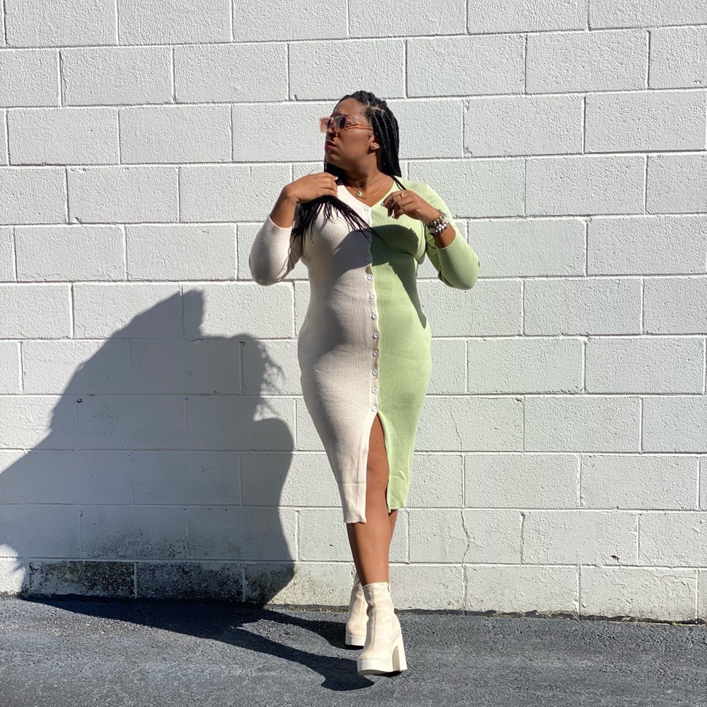 Two Tone Dress